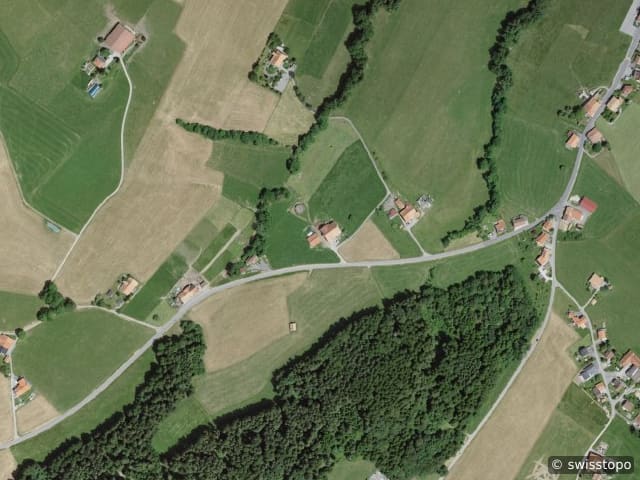 Vista aerea della posizione – 1697 Vuisternens-devant-Romont