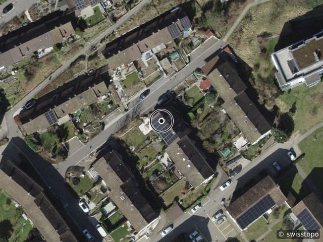 Luftbild der Lage – Sennereistrasse 119, 8200 Schaffhausen