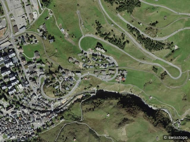 Luftbild Andermatt–Andermatt
