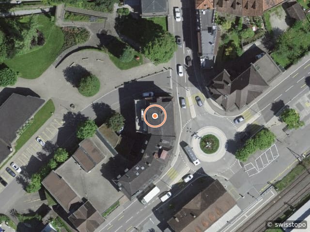 Luftbild Bahnhofstrasse 1, Bischofszell