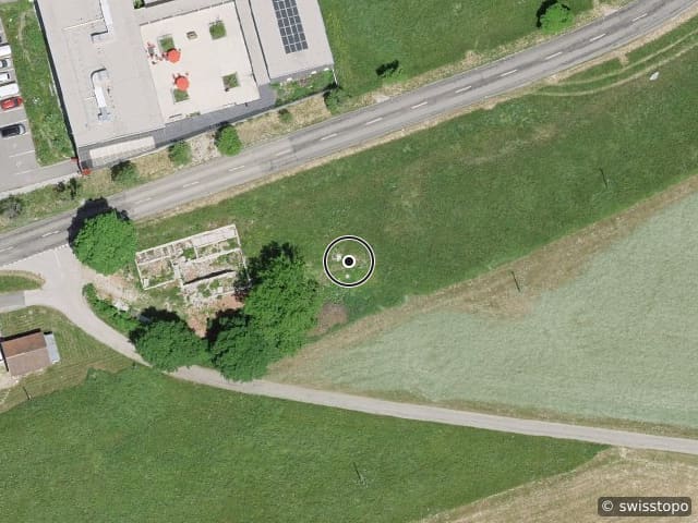 Luftbild der Lage – Route de Mauborget 22b, 1453 Bullet