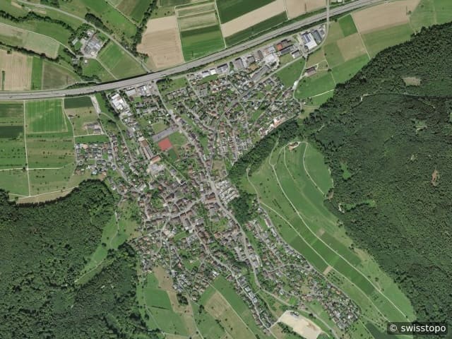 Luftbild: das Gebiet