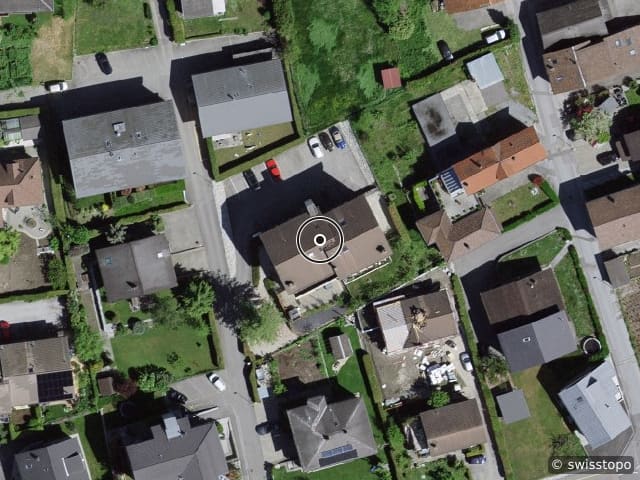 Luftbild Rue de Vétroz 47, CONTHEY