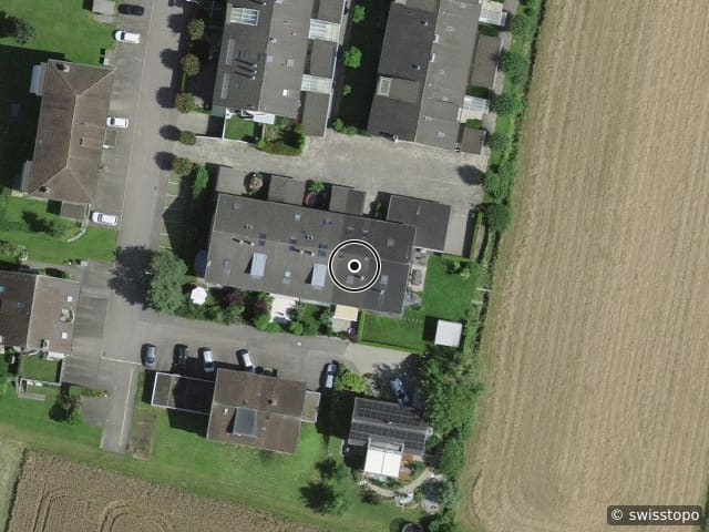 Luftbild der Lage – Fröscherengasse 23, 6244 Nebikon