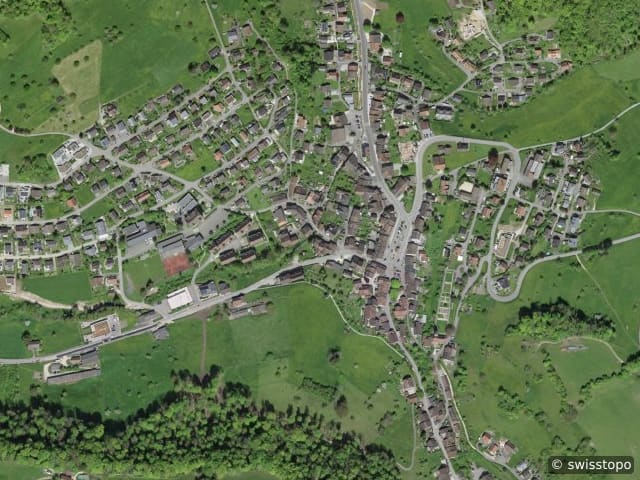 Luftbild: das Gebiet