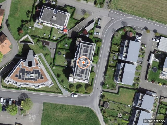 Luftbild der Lage – Talstrasse 100, 3174 Thörishaus