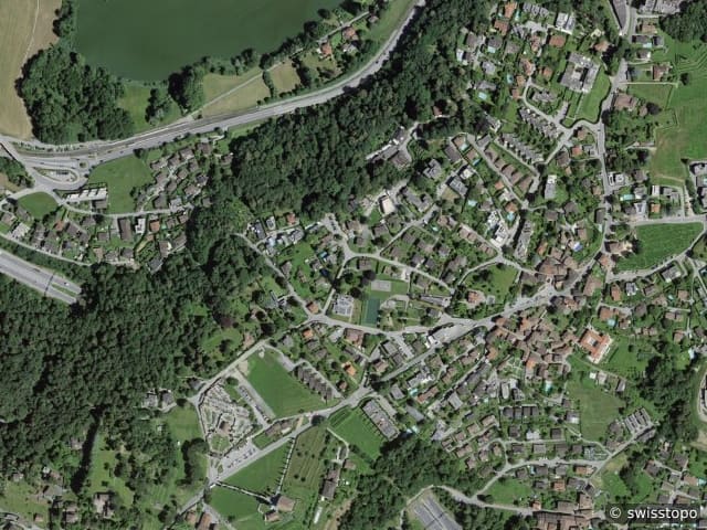 Luftbild Via in Pasquée 9, Collina d'Oro