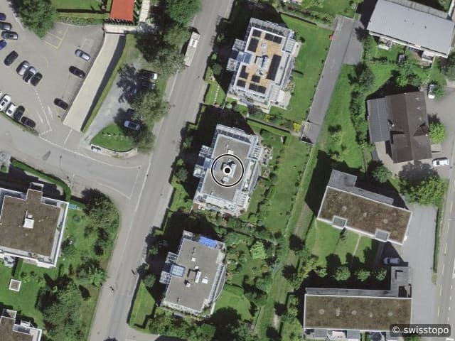 Luftbild Bruggwaldstrasse 74, St. Gallen