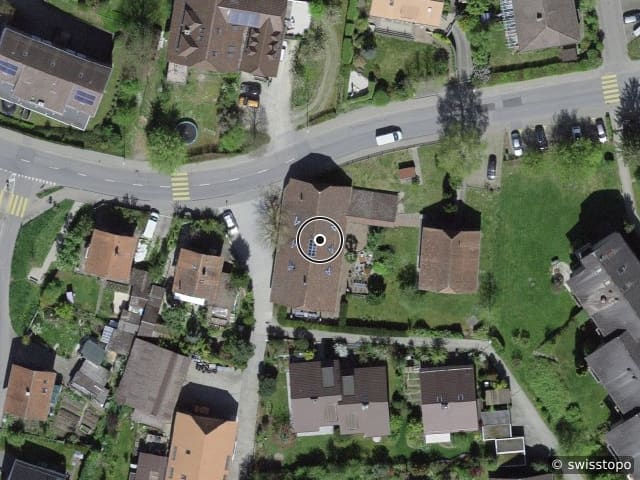 Luftbild der Lage – Bühlweg 5, 3072 Ostermundigen