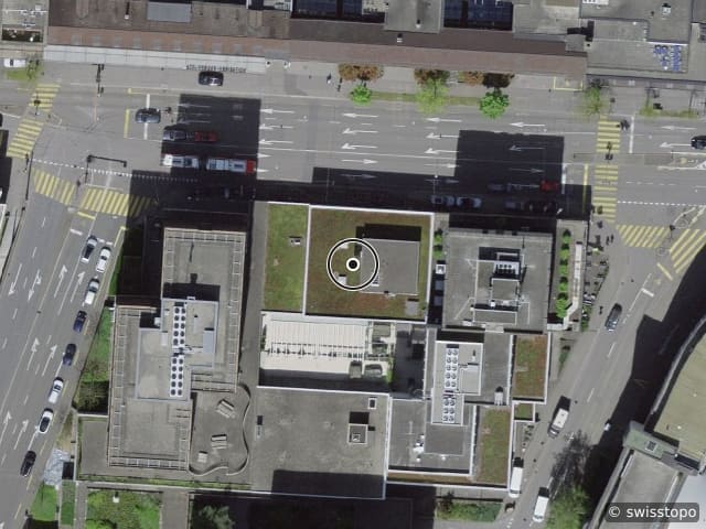 Luftbild der Lage – Laupenstr. 17, 3011 Bern