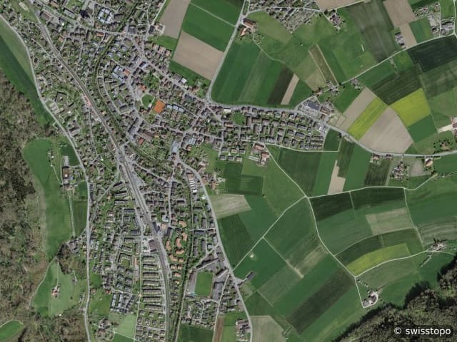Luftbild: das Gebiet