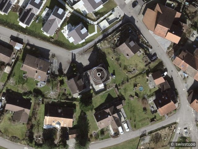 Luftbild Im Hasensprung 8, Thalheim an der Thur