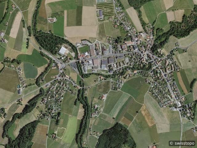 Luftbild Oron-la-Ville