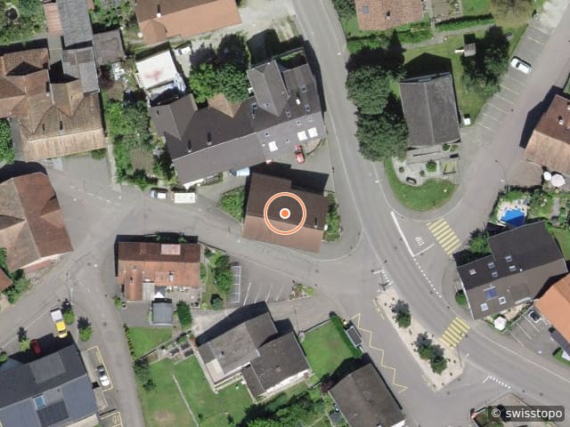 Luftbild Dorfstrasse 20, Gansingen