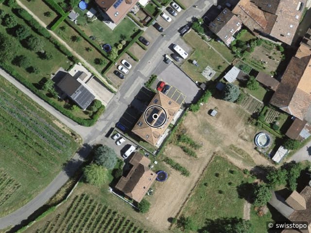 Luftbild Route de Clarmont 11, Lausanne