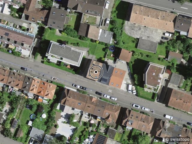 Luftbild der Lage – Lavaterstrasse 11, 4127 Birsfelden