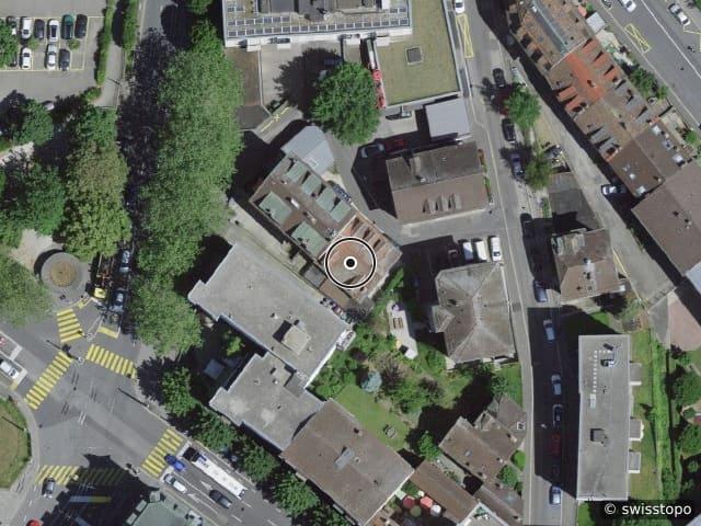 Luftbild Avenue des Oiseaux 11, Lausanne