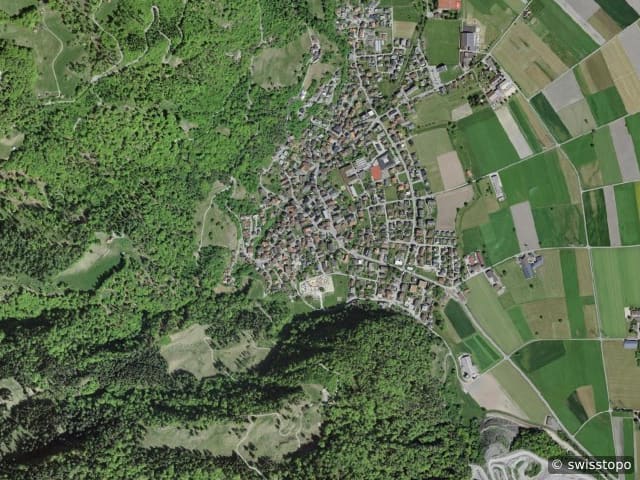 Luftbild Untervaz