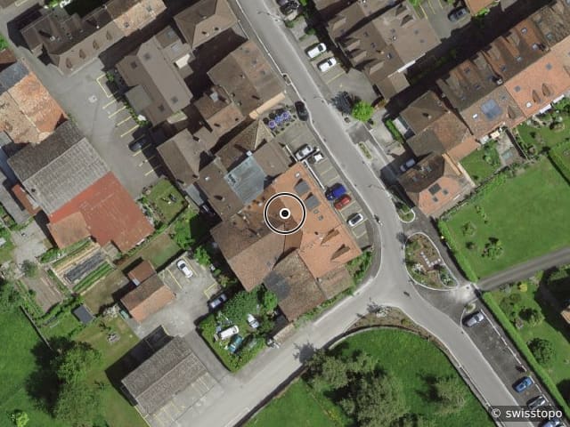 Luftbild Route du Village 26, Rennaz
