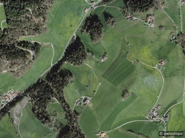 Luftbild Adresse Aeschbachstrasse 28, Biembach