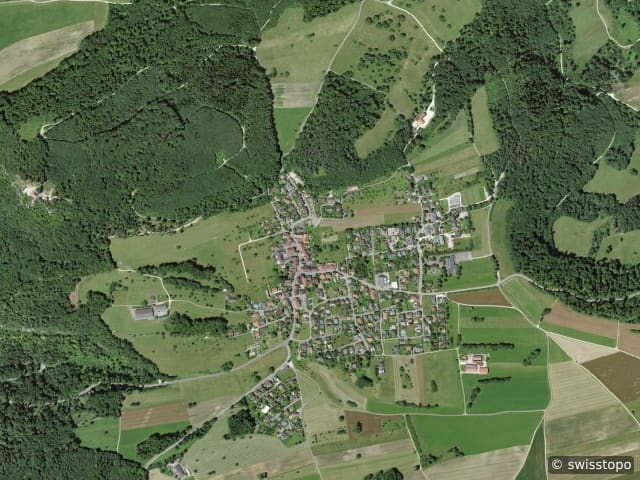 Luftbild Gempen