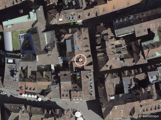 Luftbild Barfüssergasse 3, Solothurn
