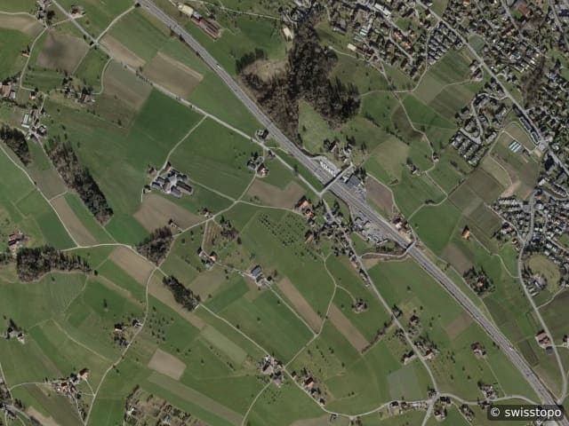Luftbild: das Gebiet
