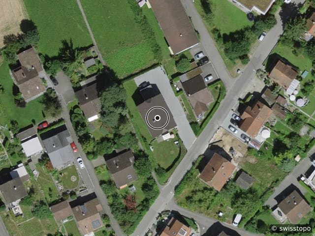 Luftbild Kirchenbreitestrasse 23, Reinach