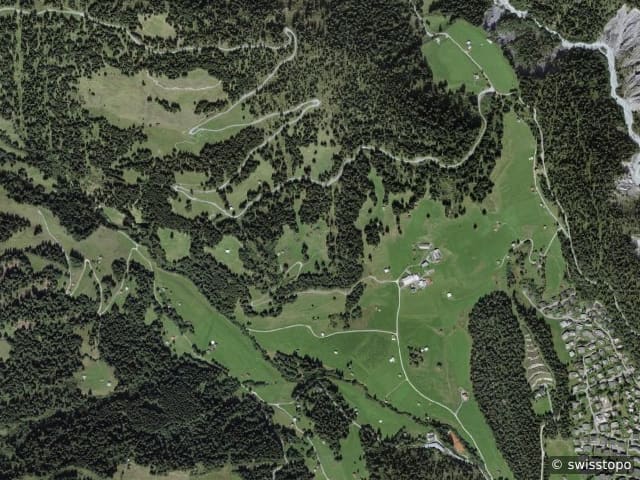 Luftbild Laax