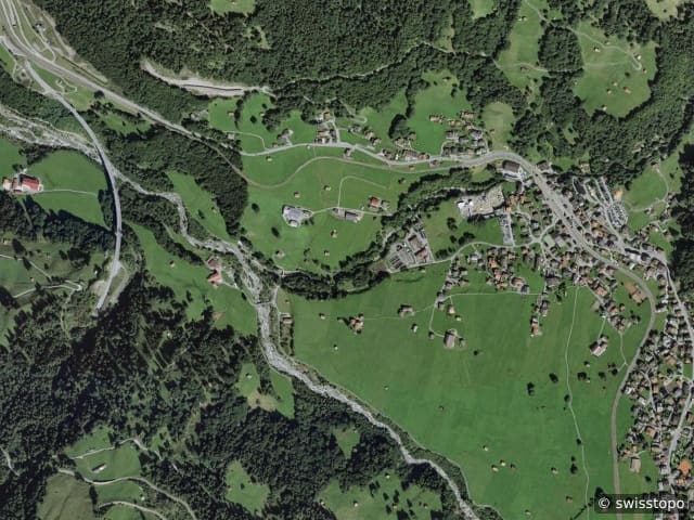 Luftbild Klosters