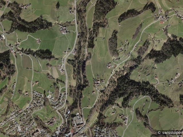 Luftbild: das Gebiet