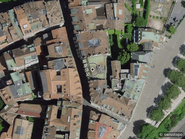 Luftbild Rue Etienne-Dumont 5, Genève