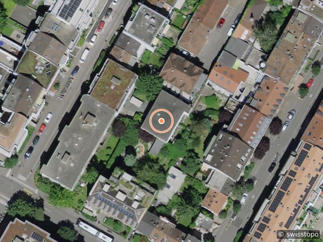 Luftbild Frobenstrasse 23, 4053 Basel