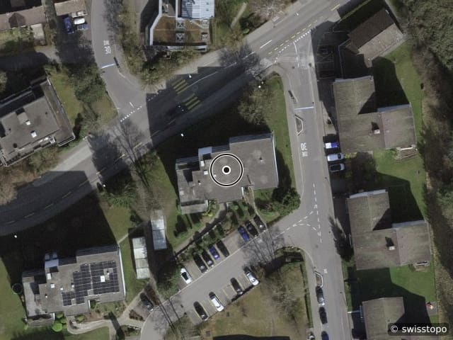 Luftbild der Lage – Rütimatt 2, 8136 Gattikon
