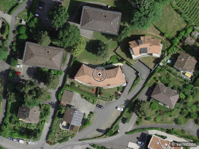 Luftbild Chemin de Pomey 8A, Vevey