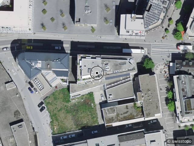 Luftbild Kantonsstrasse 4, Visp