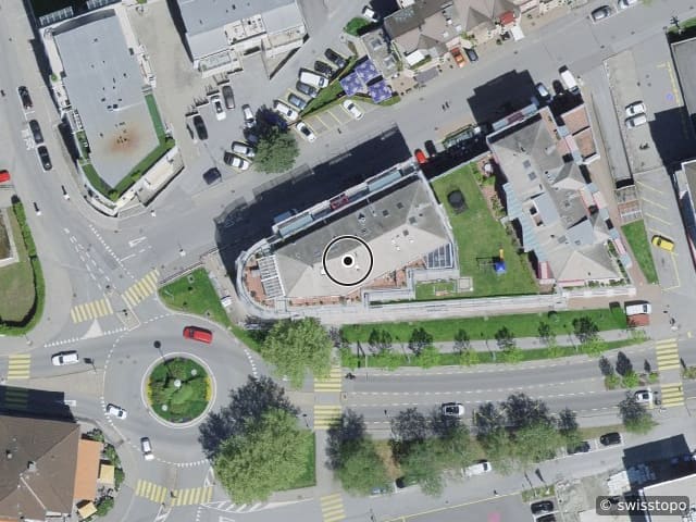 Luftbild Seewjinenstrasse 2, Visp