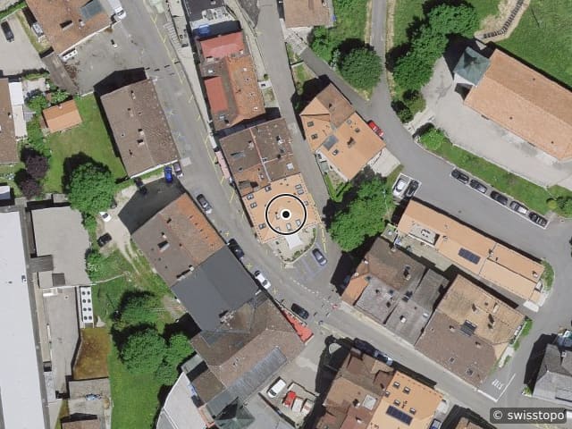 Luftbild Rue de la Promenade 1, Sainte-Croix