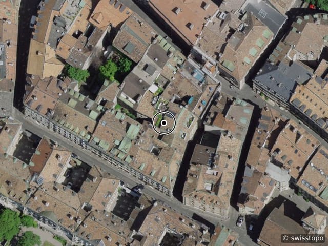 Luftbild Grand-Rue 14, Genève