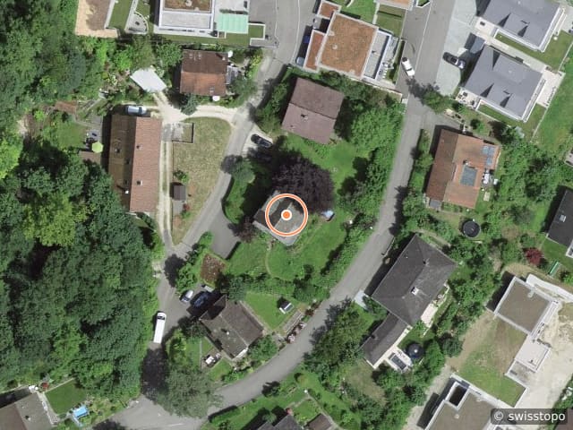 Luftbild der Lage – Hasenweg 38, 4710 Balsthal