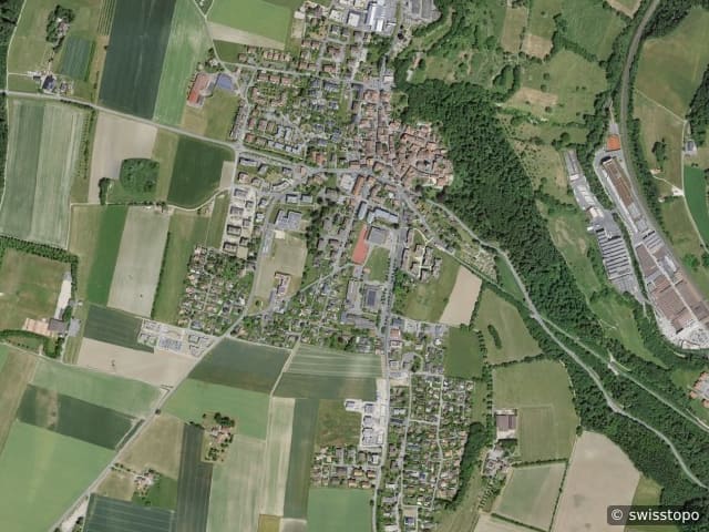 Luftbild Cossonay