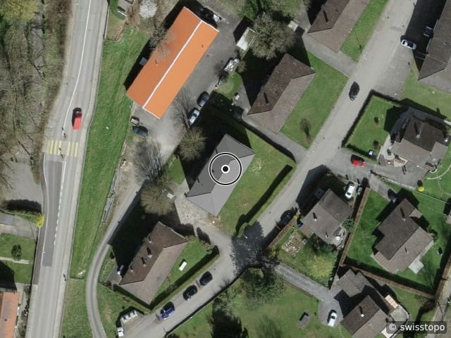 Luftbild sous bellevue 5, Porrentruy