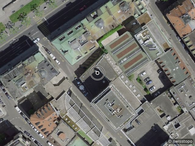 Luftbild Rue des Pierres du Niton 5, Genève