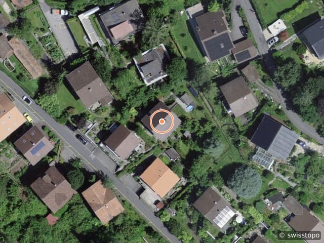 Luftbild Schneckenbühlstrasse 11, Hilterfingen