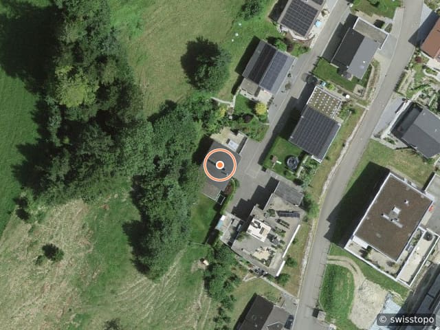 Luftbild Pfrundstrasse 30, Hergiswil b. Willisau