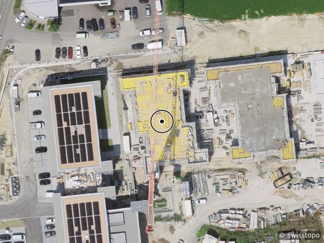 Vista aerea della posizione – Ziegeleistrasse 3, 8572 Berg