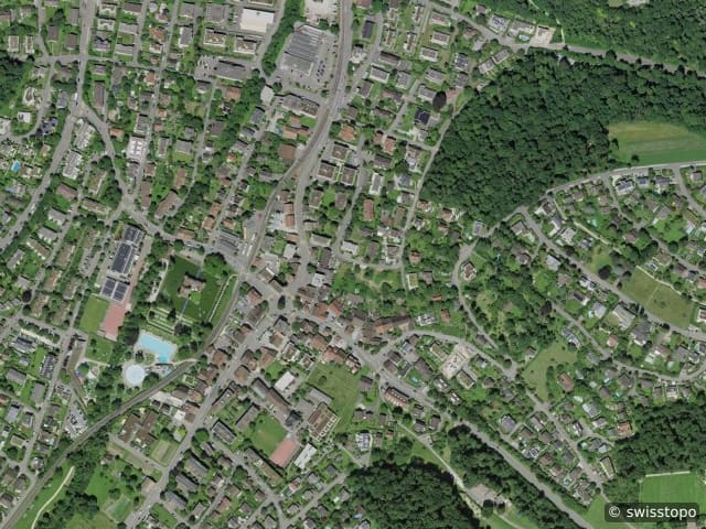 Luftbild der Lage – 4103 Bottmingen