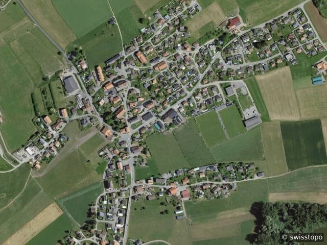 Luftbild La Brillaz