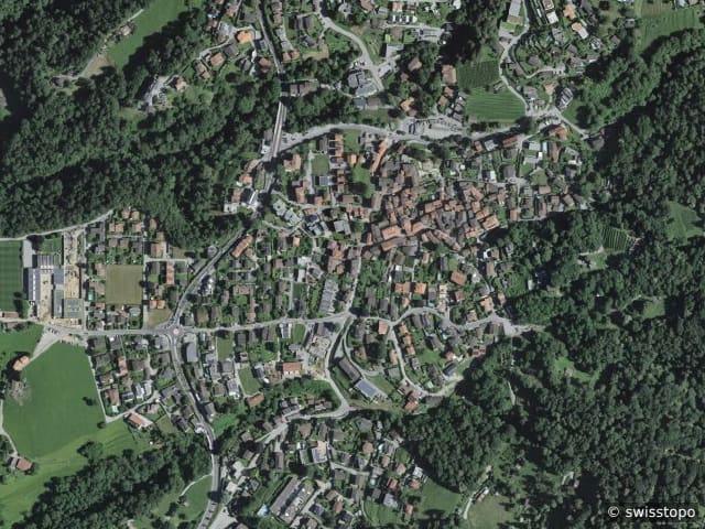 Luftbild Lugano