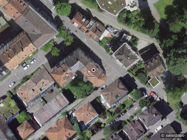 Luftbild Singenbergstrasse 18, St. Gallen